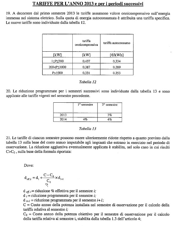 fotovoltaici incentivi