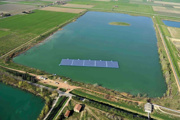 planta fotovoltaica flotante